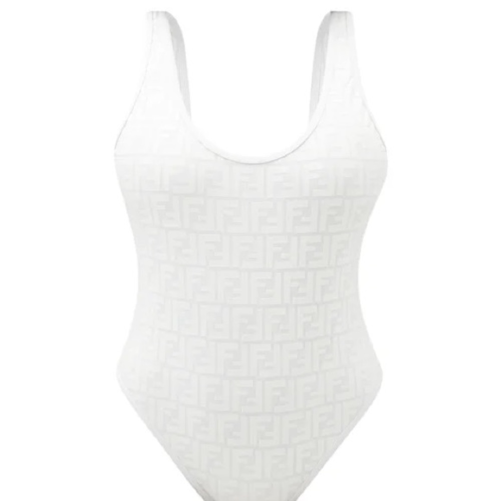 FENDI logo one piece swimsuit